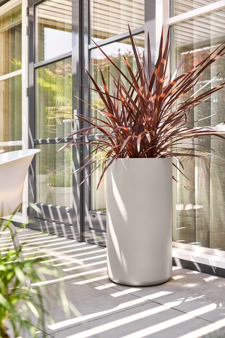 pure cilinder high 40 blanco lino